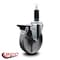 Service Caster 5'' Semi Steel Swivel 1-1/8'' Expanding Stem Caster with Brake SCC-EX20S515-SSR-PLB-118 - alternate 4